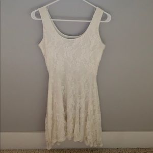 White lace dress